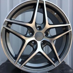 FORD STYLE 559 7,5×17 5×108 ET45 Gun Metal Face Machined