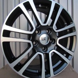 FORD STYLE 646 7,5×17 5×108 ET50 Black Matt Face Machined