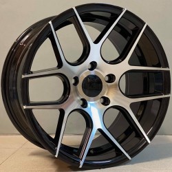HAXER 22 8×17 5×120 ET35 Black Face Machined