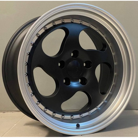 HAXER 32 8,5×18 5×120 ET35 Matt Black/ Lip