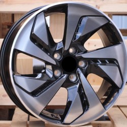 HONDA STYLE 5849 7×17 5×114,3 ET45 Black Face Machined