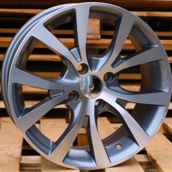 HYUNDAI STYLE 5122 6,5×16 4×100 ET45 Gun Metal Face Machined HYUNDAI STYLE 5122 6,5×16 4×100 ET45 Gun Metal Face Machined