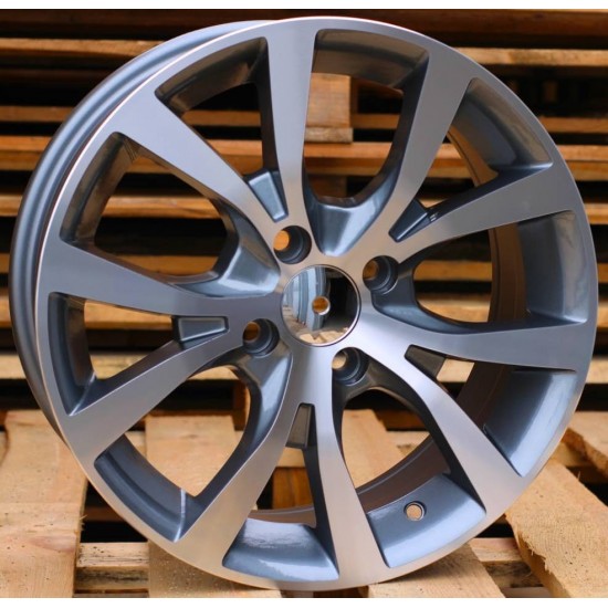 HYUNDAI STYLE 5122 6,5×16 4×100 ET45 Gun Metal Face Machined