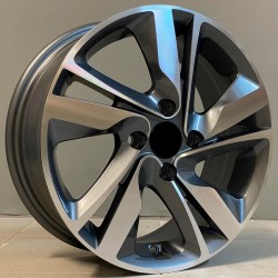 HYUNDAI STYLE 5206 6,5×16 5×114,3 ET45 Gun Metal Face Machined HYUNDAI STYLE 5206 6,5×16 5×114,3 ET45 Gun Metal Face Machined