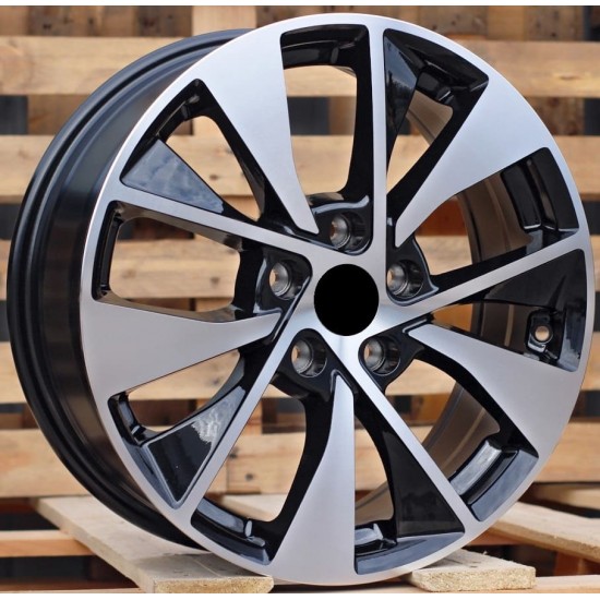 KIA STYLE 253 6,5×17 5×114,3 ET45 Black Face Machined