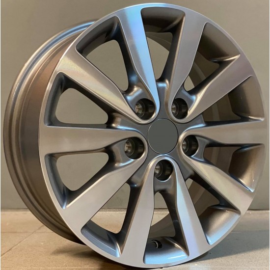 MAZDA STYLE 143 6,5×16 5×114,3 ET45 Gun Metal Face Machined