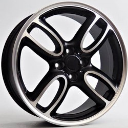 MINI STYLE 485 7×17 4×100 ET40 Black Matt Face Machined MINI STYLE 485 7×17 4×100 ET40 Black Matt Face Machined