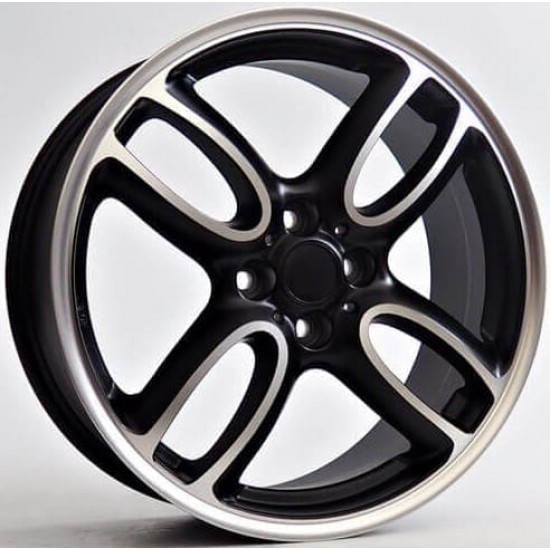 MINI STYLE 485 7×17 4×100 ET40 Black Matt Face Machined