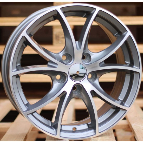 MINI STYLE 70 6,5×16 5×112 ET40 Gun Metal Face Machined