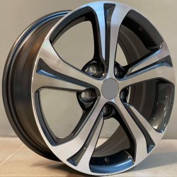 NISSAN STYLE 5622 6,5×16 5×114,3 ET40 Gun Metal Face Machined NISSAN STYLE 5622 6,5×16 5×114,3 ET40 Gun Metal Face Machined