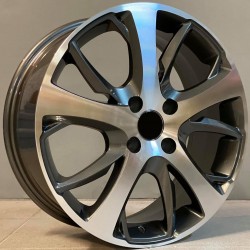 PEUGEOT STYLE 1039 6,5×16 4×108 ET30 Gun Metal Face Machined