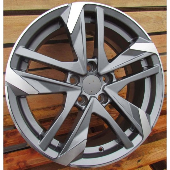 PEUGEOT STYLE 170 7,5×17 5×108 ET40 Gun Metal Face Machined