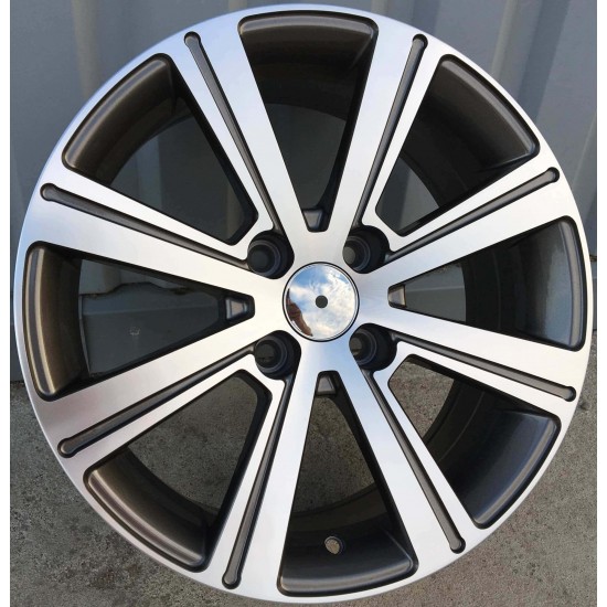 PEUGEOT STYLE 383 7,5×17 5×108 ET48 Gun Metal Face Machined