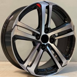 PEUGEOT STYLE 5017 6,5×16 4×108 ET20 Black Face Machined PEUGEOT STYLE 5017 6,5×16 4×108 ET20 Black Face Machined