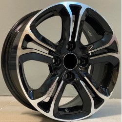 PEUGEOT STYLE 5108 6×16 4×108 ET22 Black Face Machined PEUGEOT STYLE 5108 6×16 4×108 ET22 Black Face Machined
