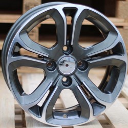 PEUGEOT STYLE 5108 6×16 4×108 ET22 Gun Metal Face Machined PEUGEOT STYLE 5108 6×16 4×108 ET22 Gun Metal Face Machined