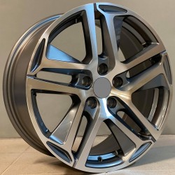 PEUGEOT STYLE 534 7,5×17 4×108 ET25 Gun Metal Face Machined PEUGEOT STYLE 534 7,5×17 4×108 ET25 Gun Metal Face Machined