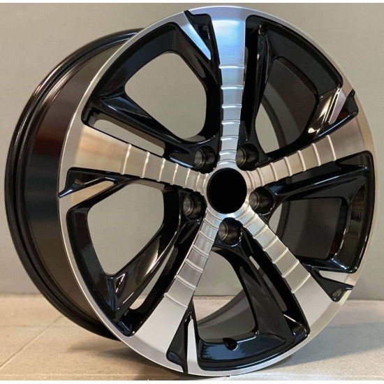 PEUGEOT STYLE 5514 7×16 5×108 ET35 Black Face Machined