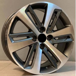 PEUGEOT STYLE 6047 7,5×17 4×108 ET32 Gun Metal Face Machined PEUGEOT STYLE 6047 7,5×17 4×108 ET32 Gun Metal Face Machined