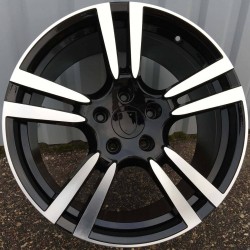 PORSCHE STYLE 677 10×18 5×130 ET47 Black Face Machined PORSCHE STYLE 677 10×18 5×130 ET47 Black Face Machined