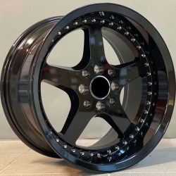RACING 1393 7,5×16 4×100/114,3 ET35 Glossy Black Lip
