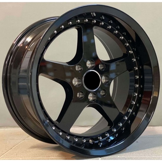 RACING 1393 7,5×16 4×100/114,3 ET35 Glossy Black Lip