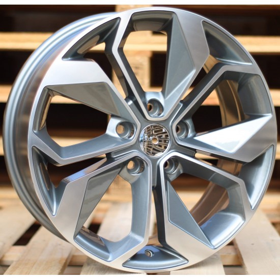 RENAULT STYLE 5168 7×17 5×114,3 ET45 Gun Metal Face Machined