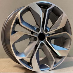 RENAULT STYLE 5231 8×18 5×114,3 ET38 Gun Metal Face Machined RENAULT STYLE 5231 8×18 5×114,3 ET38 Gun Metal Face Machined