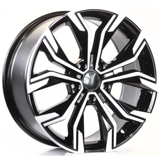 RENAULT STYLE 5297 7,5×17 4×100 ET40 Black Face Machined