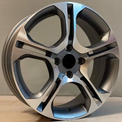 RENAULT STYLE 875 6,5×16 4×100 ET40 Gun Metal Face Machined RENAULT STYLE 875 6,5×16 4×100 ET40 Gun Metal Face Machined