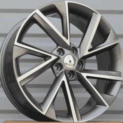 SKODA STYLE 181 7,5×17 5×112 ET45 Gun Metal Face Machined