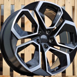 SKODA STYLE 5561 8×18 5×112 ET42 Black Face Machined