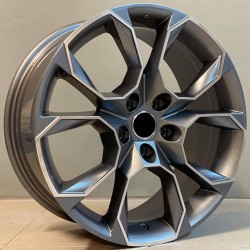 SKODA STYLE 791 7×17 5×112 ET42 Gun Metal Face Machined