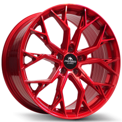 TITAN 8×18 5×108 ET42 Candy Red