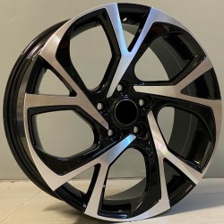 TOYOTA STYLE 132 7×17 5×114,3 ET45 Black Face Machined TOYOTA STYLE 132 7×17 5×114,3 ET45 Black Face Machined
