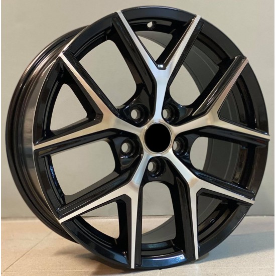 TOYOTA STYLE 148 7,5×18 5×114,3 ET45 Black Face Machined