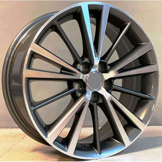 TOYOTA STYLE 5197 7×17 5×100 ET40 Gun Metal Face Machined