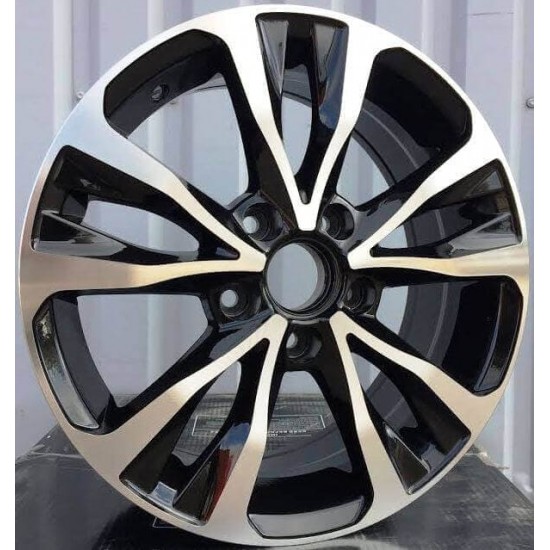 TOYOTA STYLE 5212 6,5×16 5×114,3 ET45 Black Face Machined