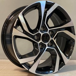 TOYOTA STYLE 522 7×16 5×114,3 ET35 Black Face Machined TOYOTA STYLE 522 7×16 5×114,3 ET35 Black Face Machined