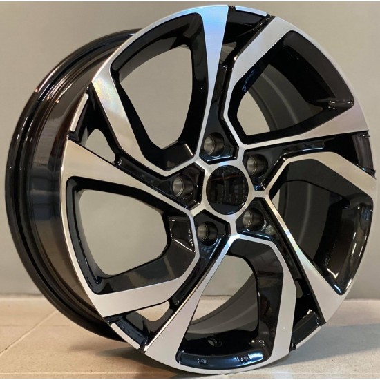 TOYOTA STYLE 522 7×16 5×114,3 ET35 Black Face Machined