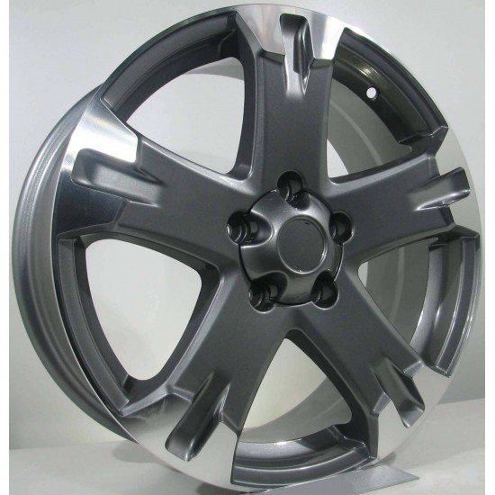 TOYOTA STYLE 545 7×17 5×114,3 ET45 Gun Metal Face Machined