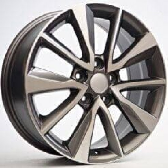 TOYOTA STYLE 5527 7×17 5×114,3 ET52 Gun Metal Face Machined