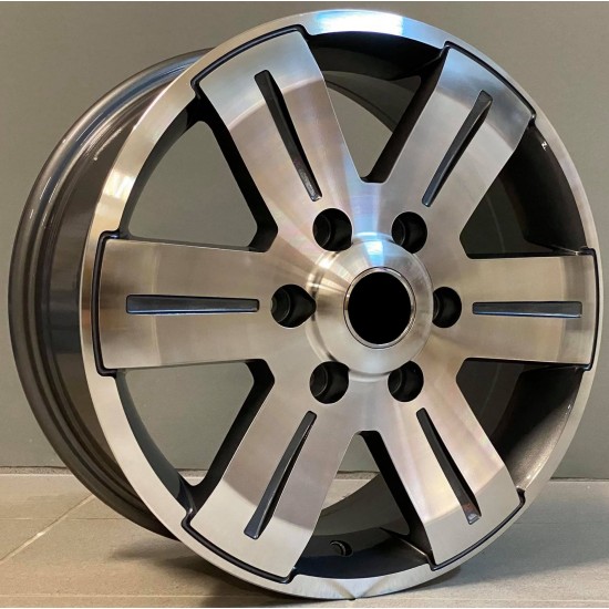 VAN STYLE 562 7×16 6×130 ET55 Gun Metal Face Machined
