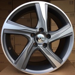 VOLVO STYLE 115 7,5×18 5×108 ET49 Matt Gun Metal Face Machined VOLVO STYLE 115 7,5×18 5×108 ET49 Matt Gun Metal Face Machined