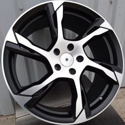 VOLVO STYLE 1175 8×18 5×108 ET49 Black Matt Face Machined VOLVO STYLE 1175 8×18 5×108 ET49 Black Matt Face Machined