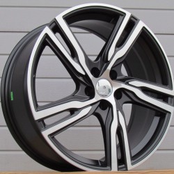 VOLVO STYLE 132 8×18 5×108 ET42 Black Face Machined VOLVO STYLE 132 8×18 5×108 ET42 Black Face Machined