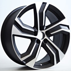 VOLVO STYLE 143 8×18 5×108 ET45 Black Matt Face Machined VOLVO STYLE 143 8×18 5×108 ET45 Black Matt Face Machined