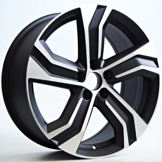 VOLVO STYLE 143 8×18 5×108 ET45 Black Matt Face Machined