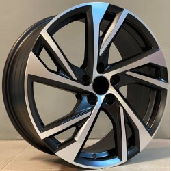VOLVO STYLE 183 7,5×17 5×108 ET45 Black Matt Face Machined VOLVO STYLE 183 7,5×17 5×108 ET45 Black Matt Face Machined