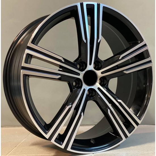 VOLVO STYLE 184 7,5×17 5×108 ET45 Black Matt Face Machined